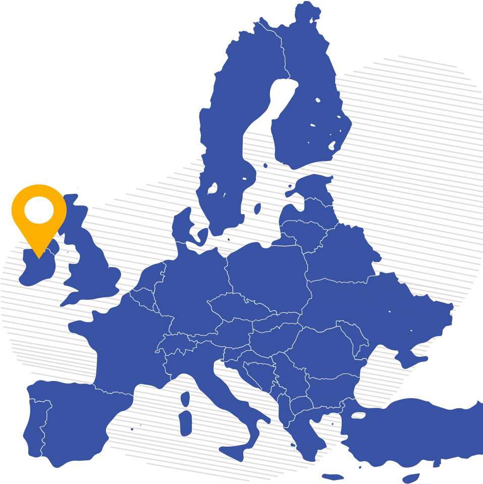 Location of Caretcloud in Ireland with a map highlighting the area.