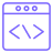 A developer icon representing coding and software development